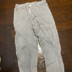 john galt light blue and white striped pants